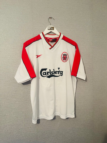 Liverpool away football shirt 1998/2000 Gerrard Medium