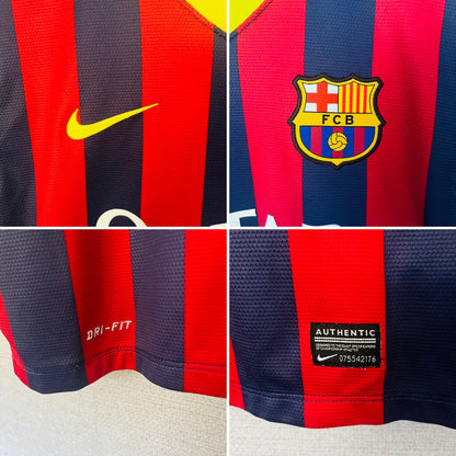 Barcelona home football shirt 2013/14 Messi Medium