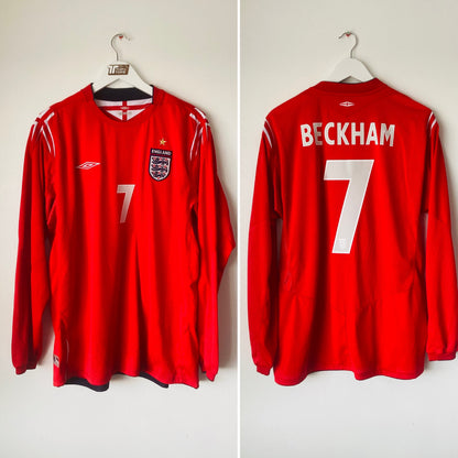 England away football shirt 2004/06 Beckham XL