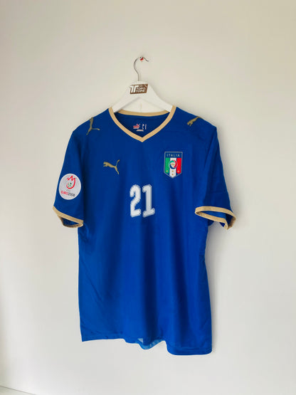 Italy home football shirt          Euro 2008 Pirlo Medium