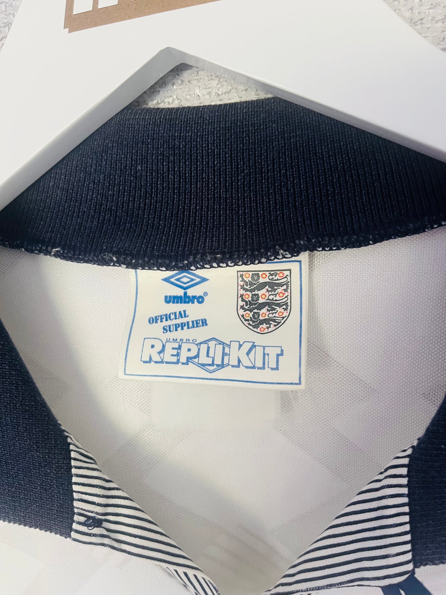 England home football shirt W/C Italia 90 XL