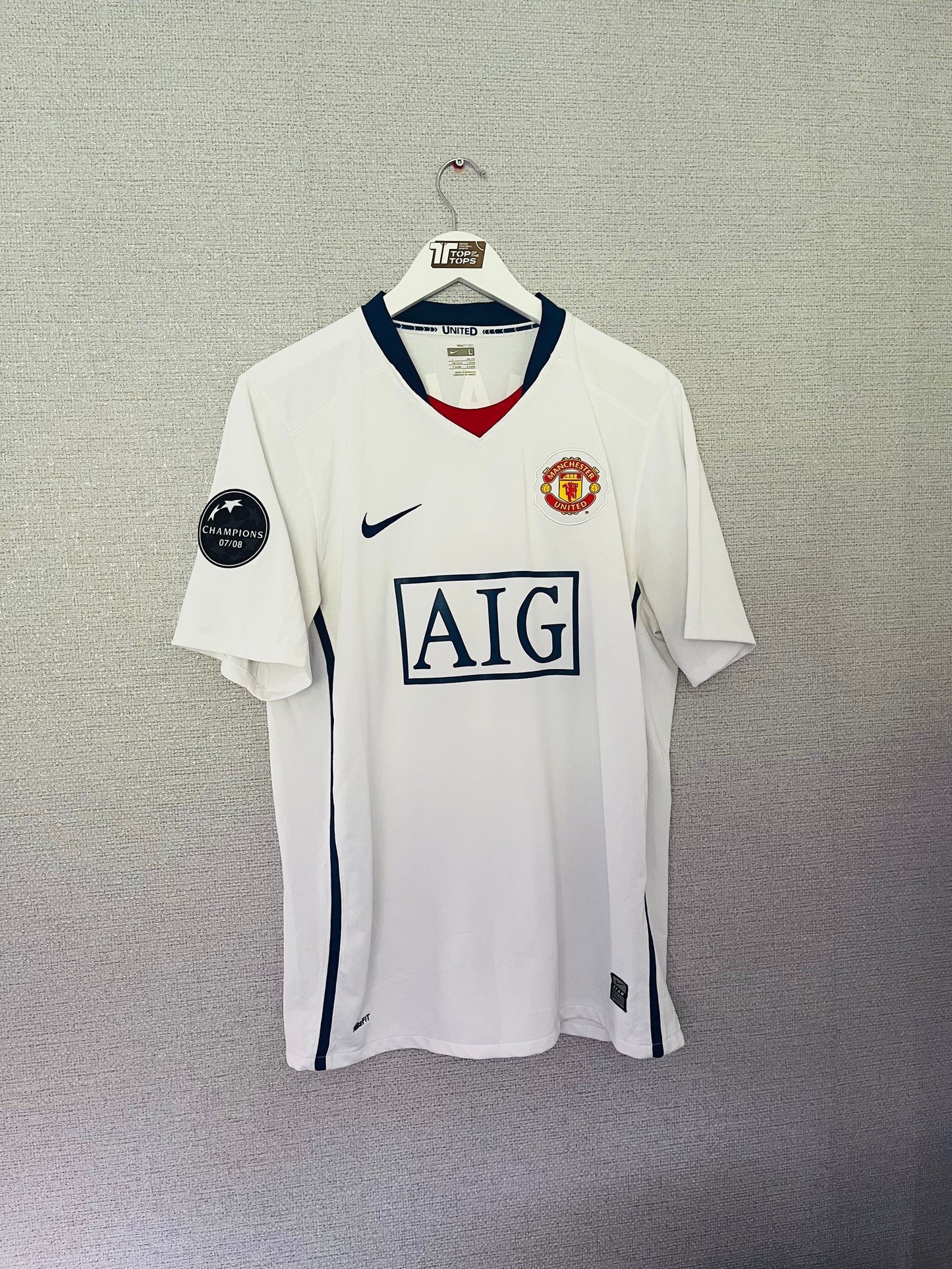 Manchester United away football shirt 2008/09 CR7 Large