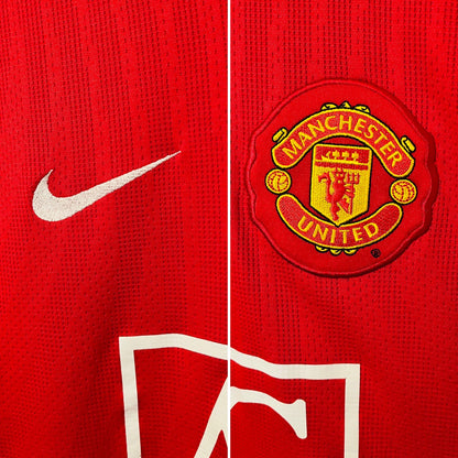 Manchester United home football shirt 2007/08 CR7 Large