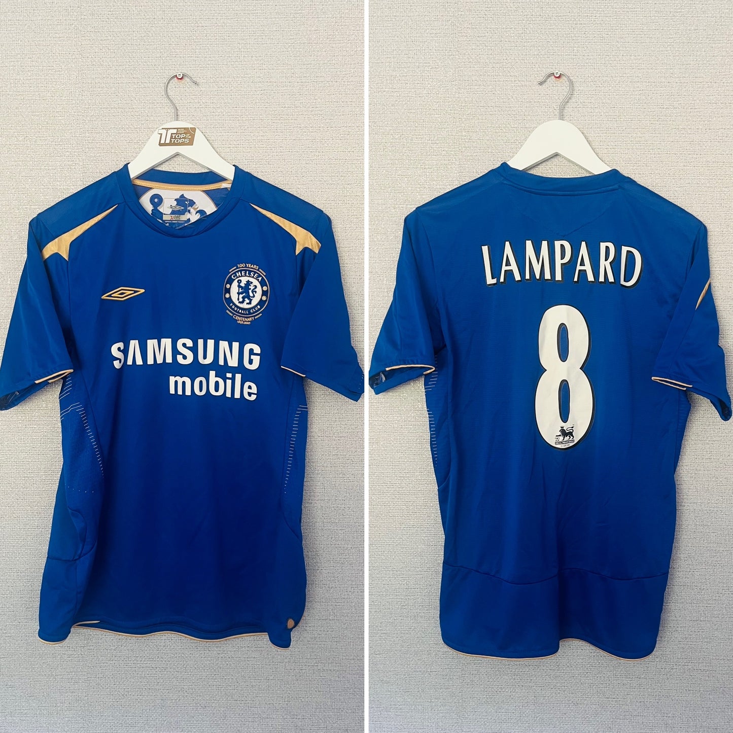 Chelsea home football shirt 2005/06 Lampard Medium