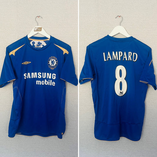 Chelsea home football shirt 2005/06 Lampard Medium
