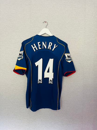 Arsenal Away Football Shirt 2004/05 Henry Medium