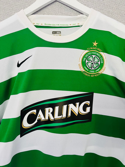 Glasgow Celtic home football shirt 2007/08 Nakamura XXL