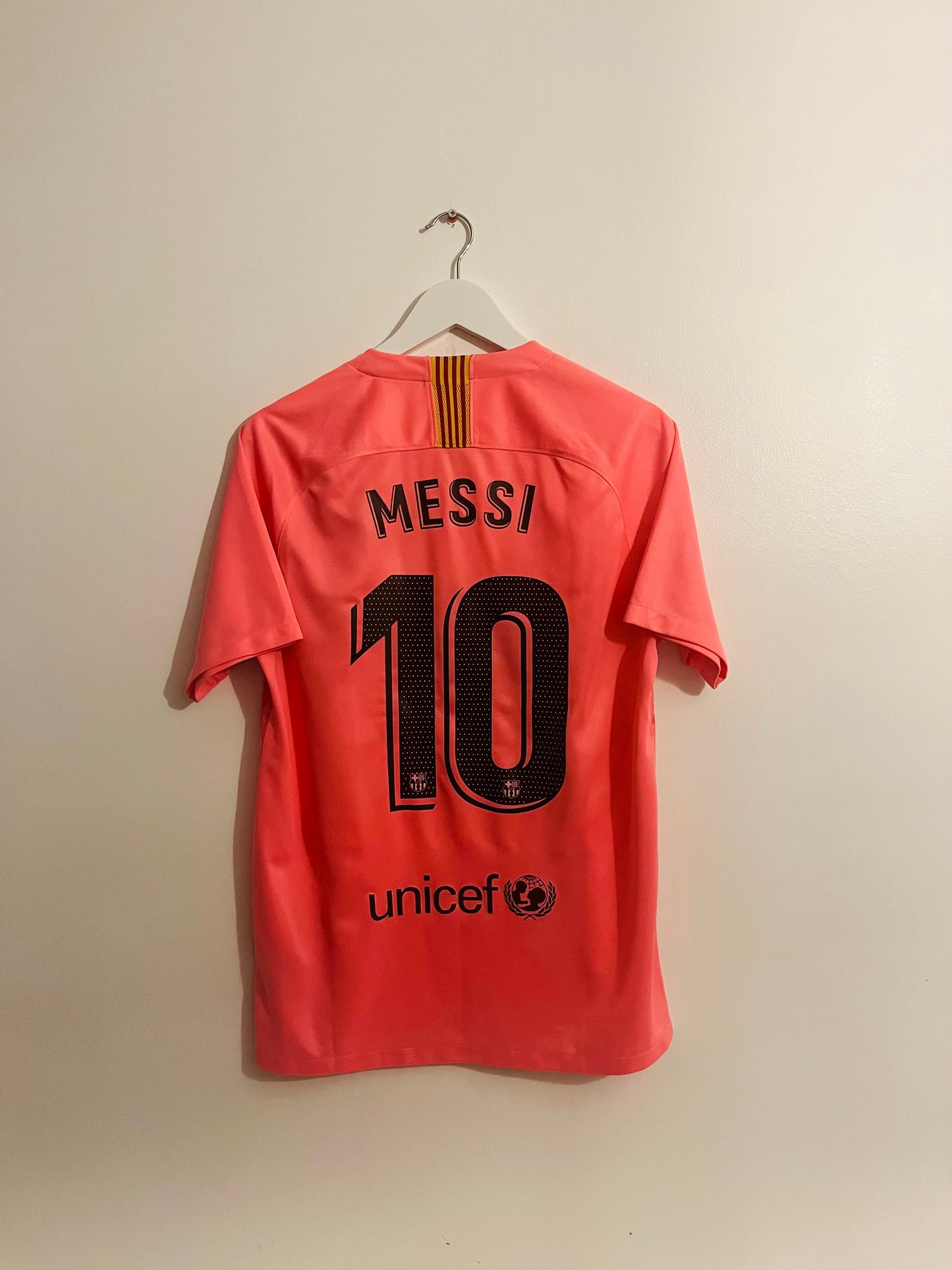 Barcelona third football shirt 2018/19 Messi Medium
