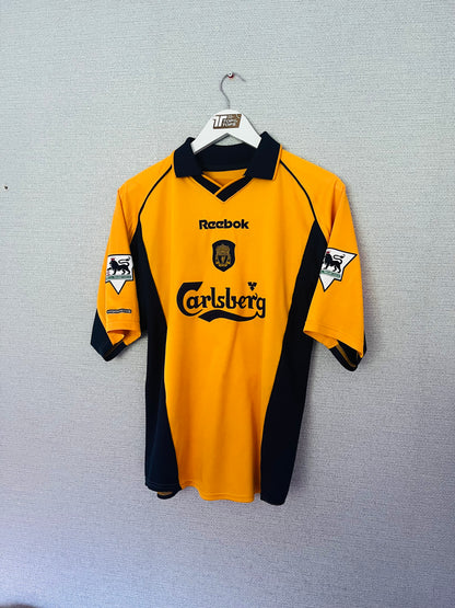 Liverpool away football shirt 2000/02 Litmanen Medium