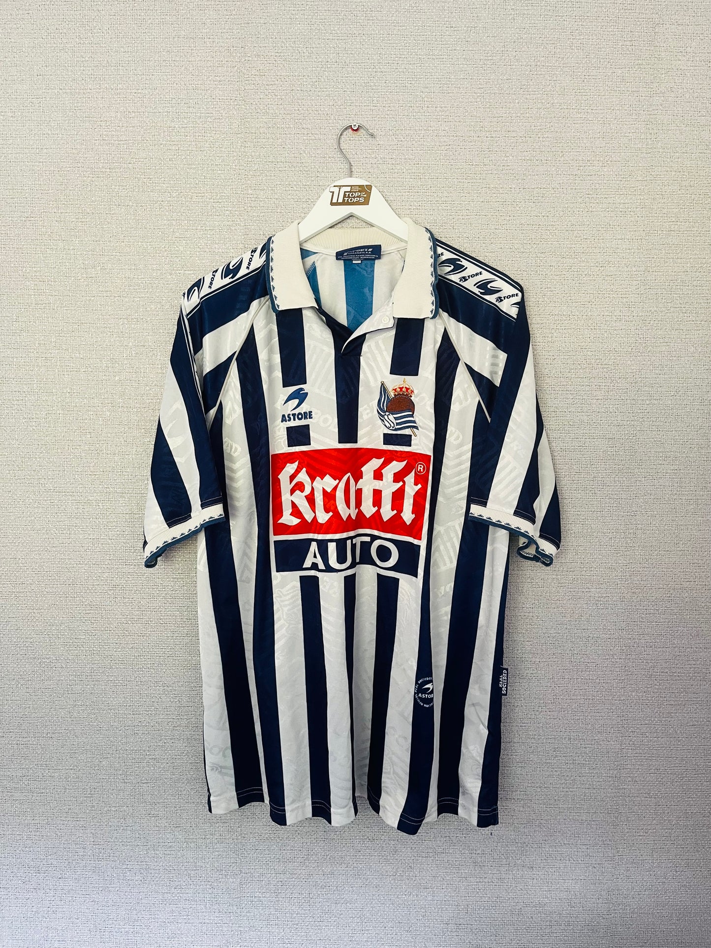 Real Sociedad home football shirt 1995/98 XXL