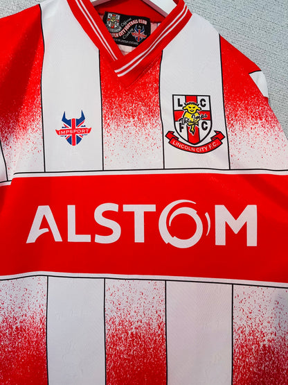 Lincoln City home football shirt 2001/02 XL