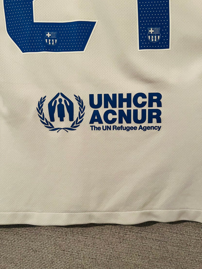 Barcelona away football shirt 2023/24 Lamine Yamal Large