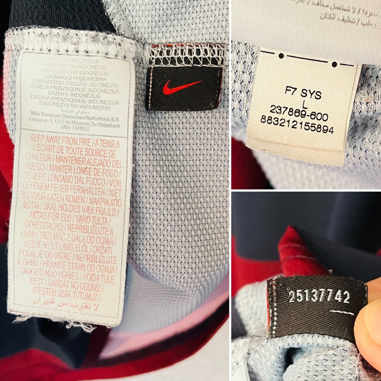 Arsenal third football shirt 2007/08 Eduardo Large