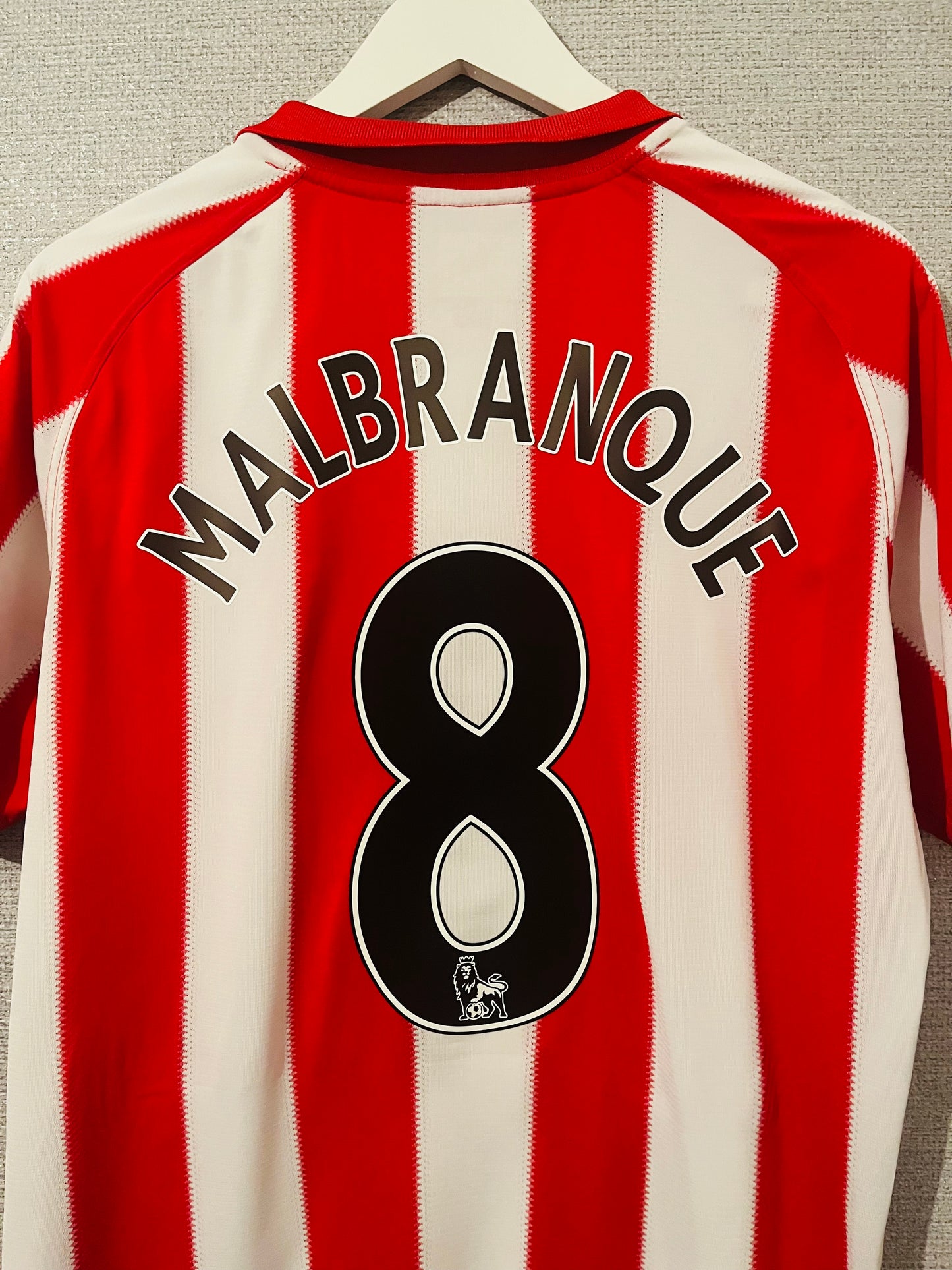Sunderland home football shirt 2010/11 Malbranque Medium