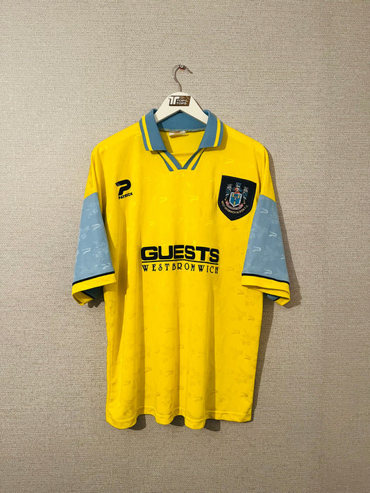 West Bromwich Albion WBA away football shirt 1995/97 XL