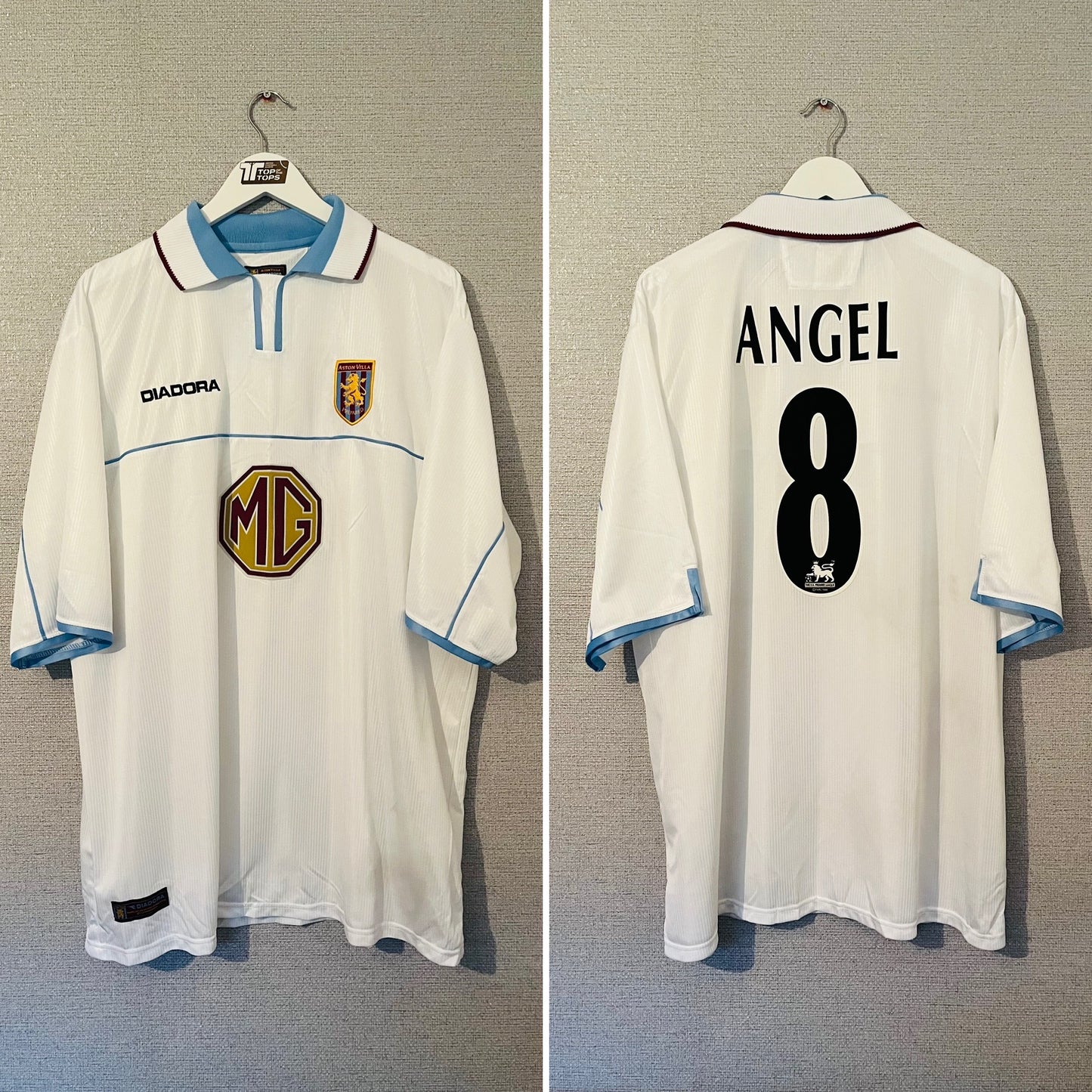 Aston Villa away football shirt 2002/03 Angel XXXL