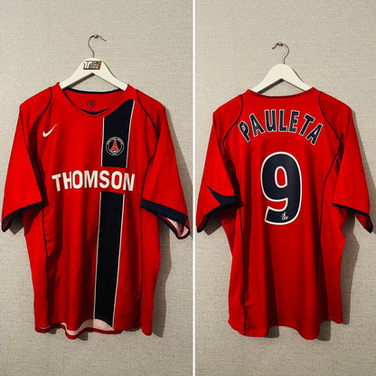 PSG away football shirt 2004/05 Pauleta XL