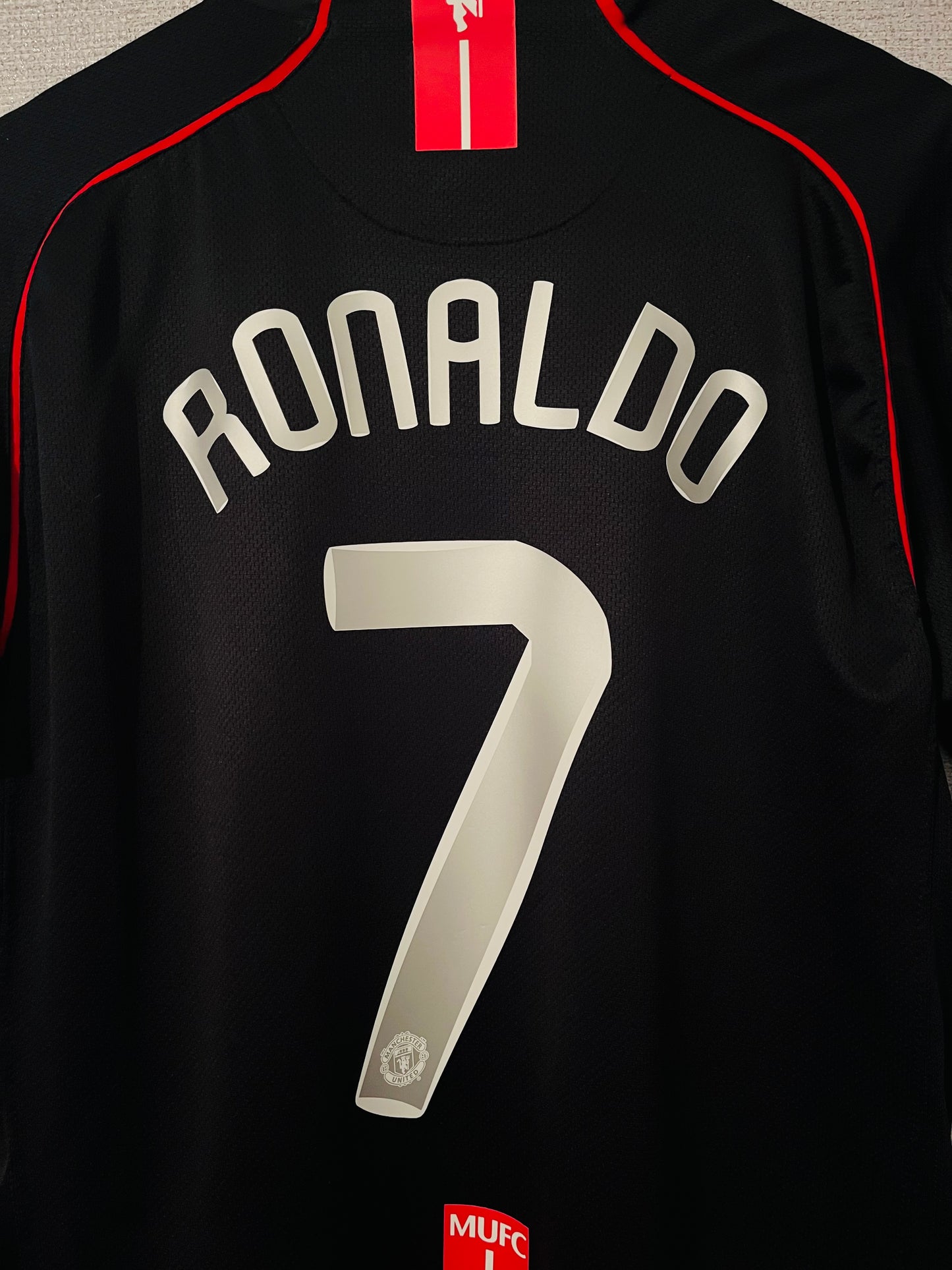 Manchester United away football shirt 2007/08 CR7 Large