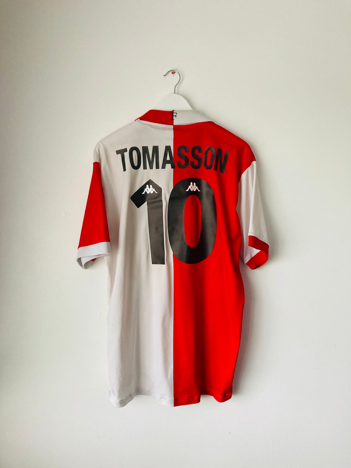 Feyenoord home football shirt 2000/01 Tomasson XL