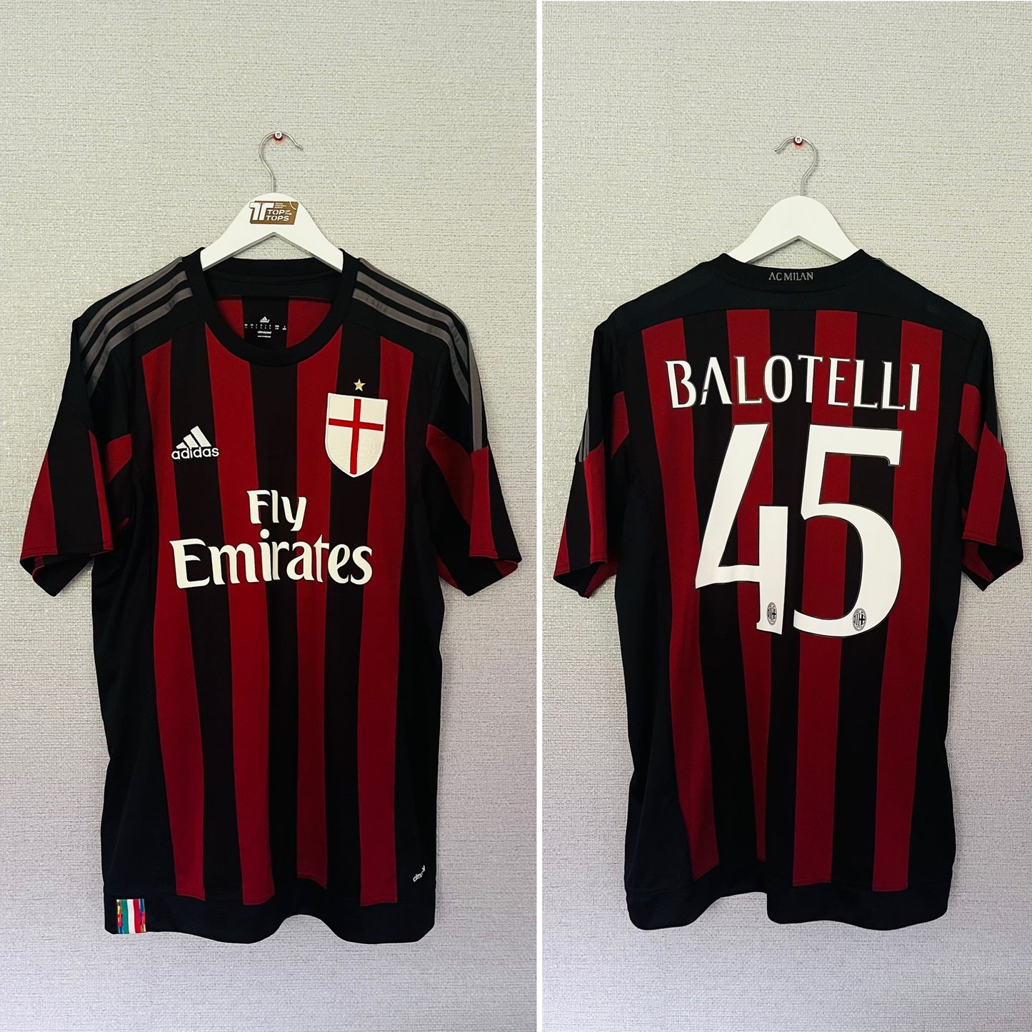 AC Milan home football shirt 2015/16 Balotelli Large