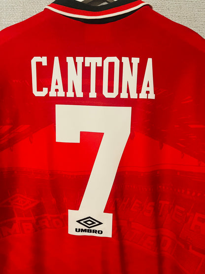 Manchester United home football shirt 1994/95 Cantona Large