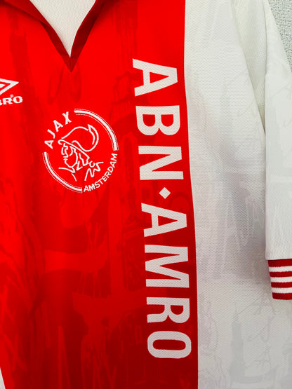 Ajax home football shirt 1996/97 Litmanen XL