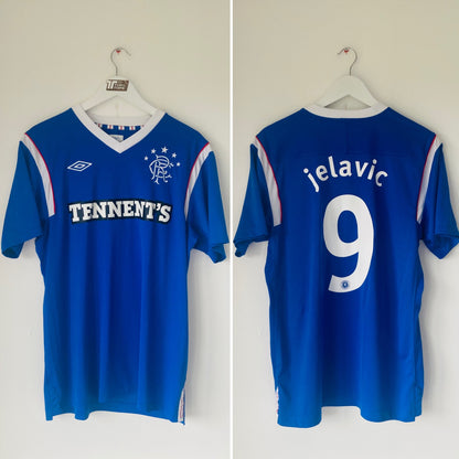 Glasgow Rangers home football shirt 2011/12 Jelavic Large