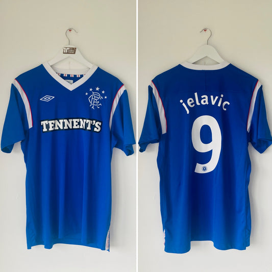 Glasgow Rangers home football shirt 2011/12 Jelavic Large