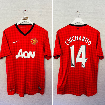 Manchester United home football shirt
2012/13 Chicharito Large
