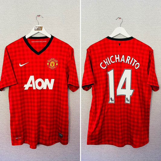 Manchester United home football shirt
2012/13 Chicharito Large
