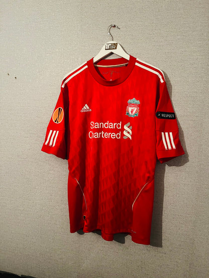 Liverpool home football shirt 2010/12 Gerrard XL