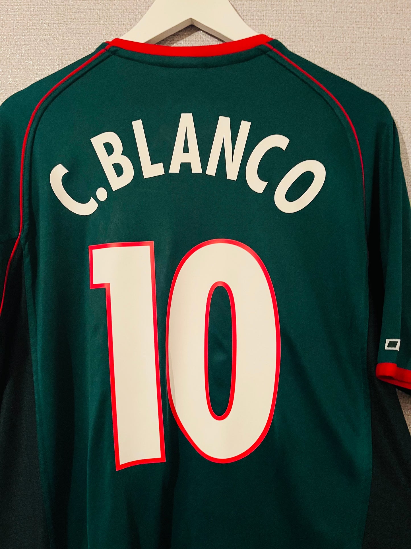 Mexico home football shirt 2001/02 Blanco Large