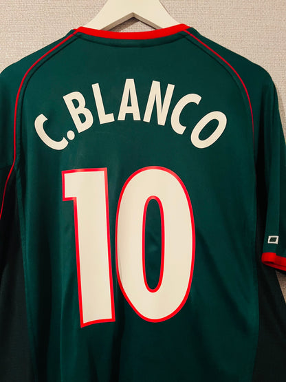 Mexico home football shirt 2001/02 Blanco Large