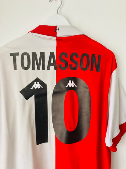 Feyenoord home football shirt 2000/01 Tomasson XL