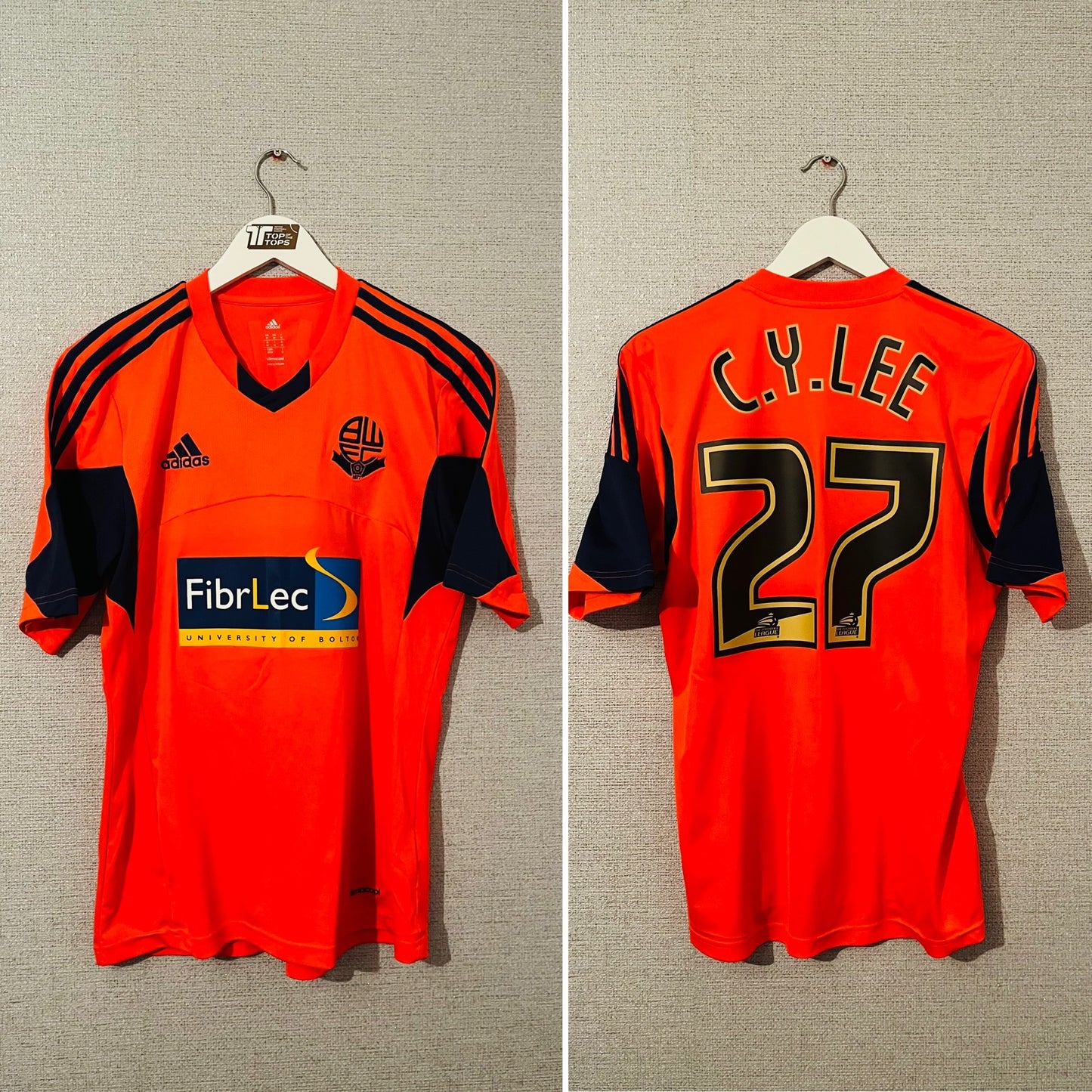 Bolton Wanderers away football shirt 2013/14 Lee Chung-Yong Medium