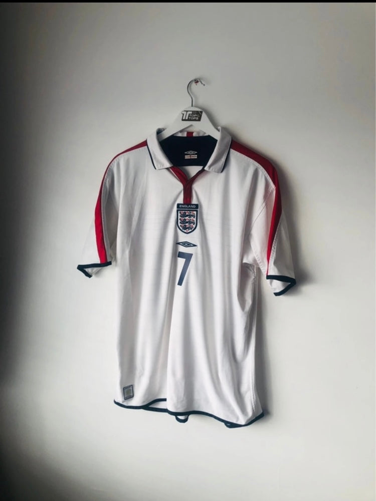 England home football shirt Beckham XL