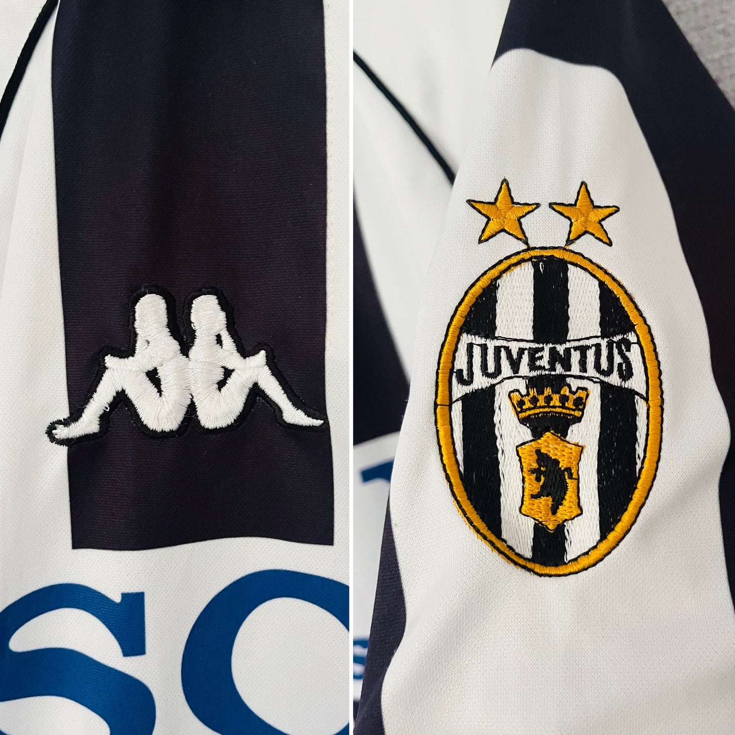 Juventus home football shirt 1997/98 Zidane Large