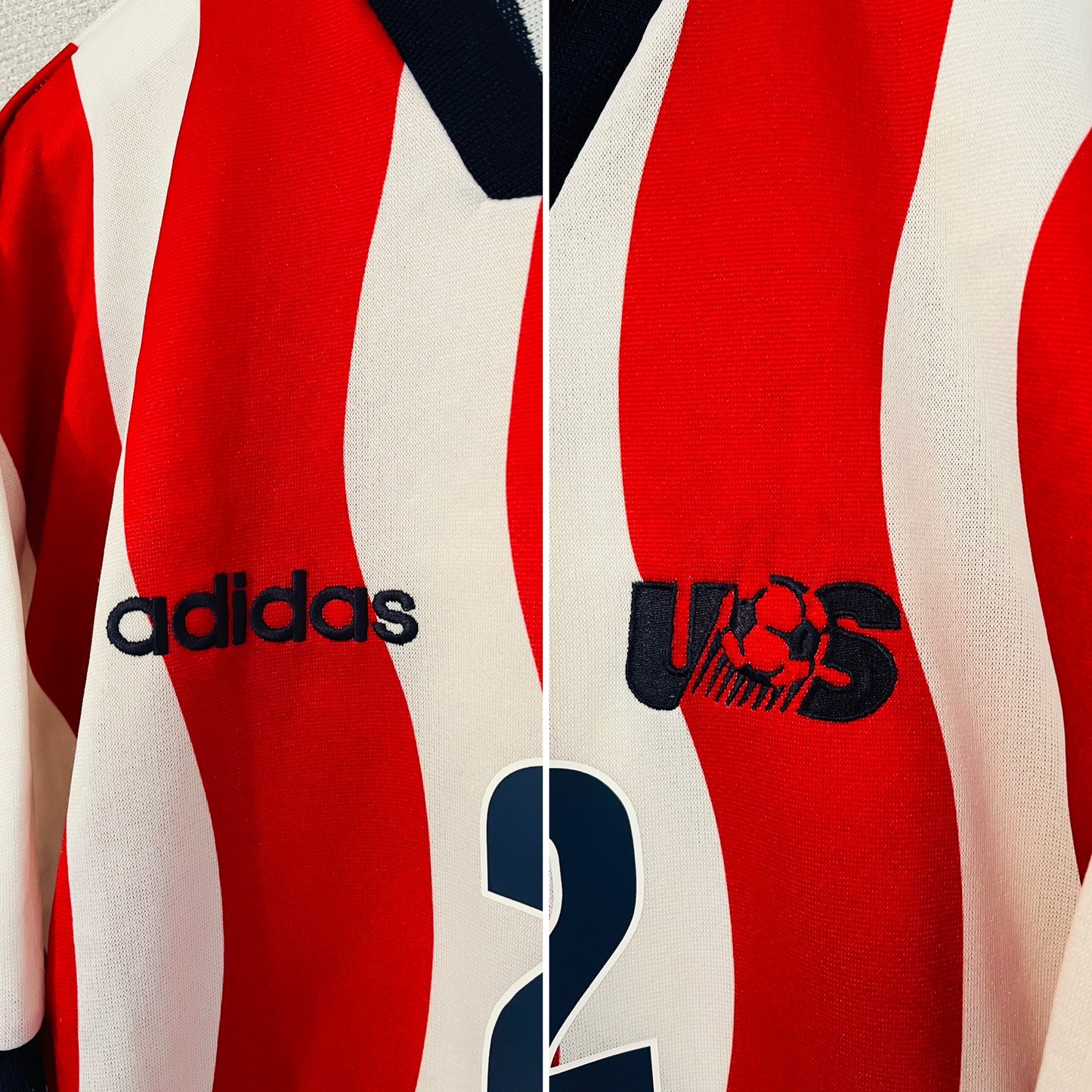 USA home football shirt W/C 1994 Lalas Large