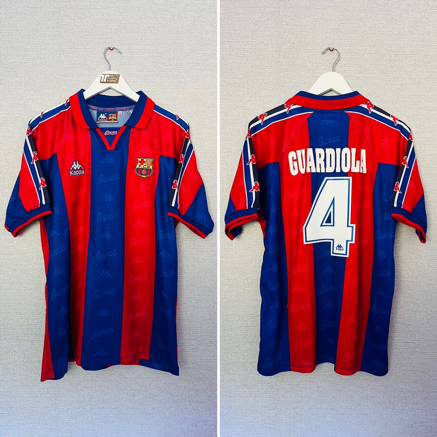 Barcelona home football shirt 1995/97 Guardiola Medium