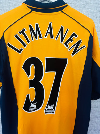 Liverpool away football shirt 2000/02 Litmanen Medium