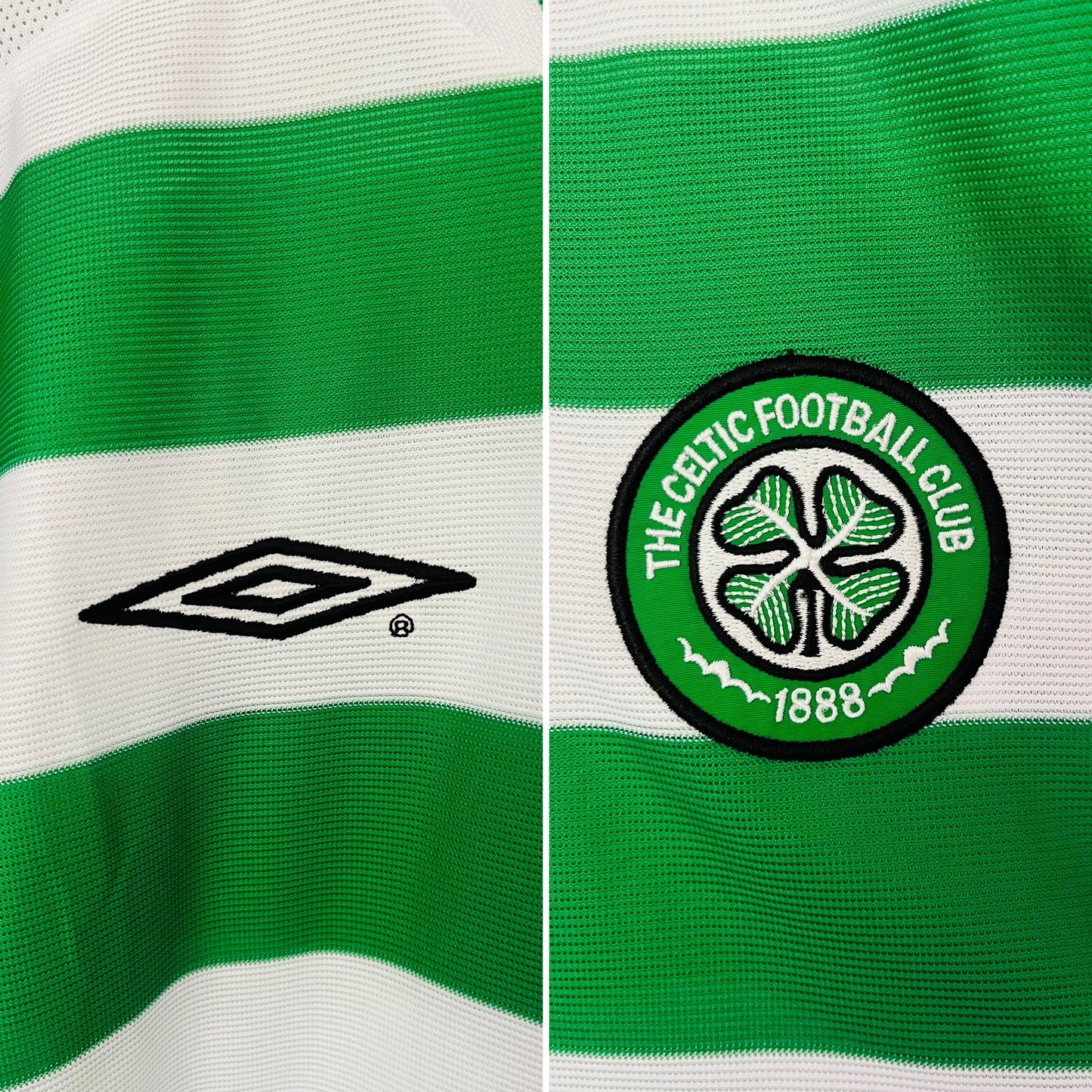 Glasgow Celtic home football shirt
2001/03 Larsson XL