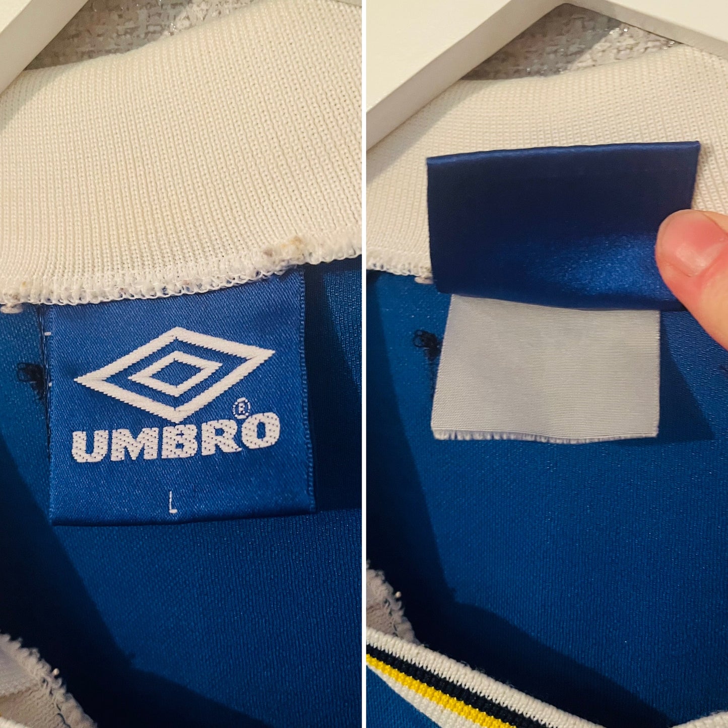 Chelsea home football shirt 1997/99 Gullit Large