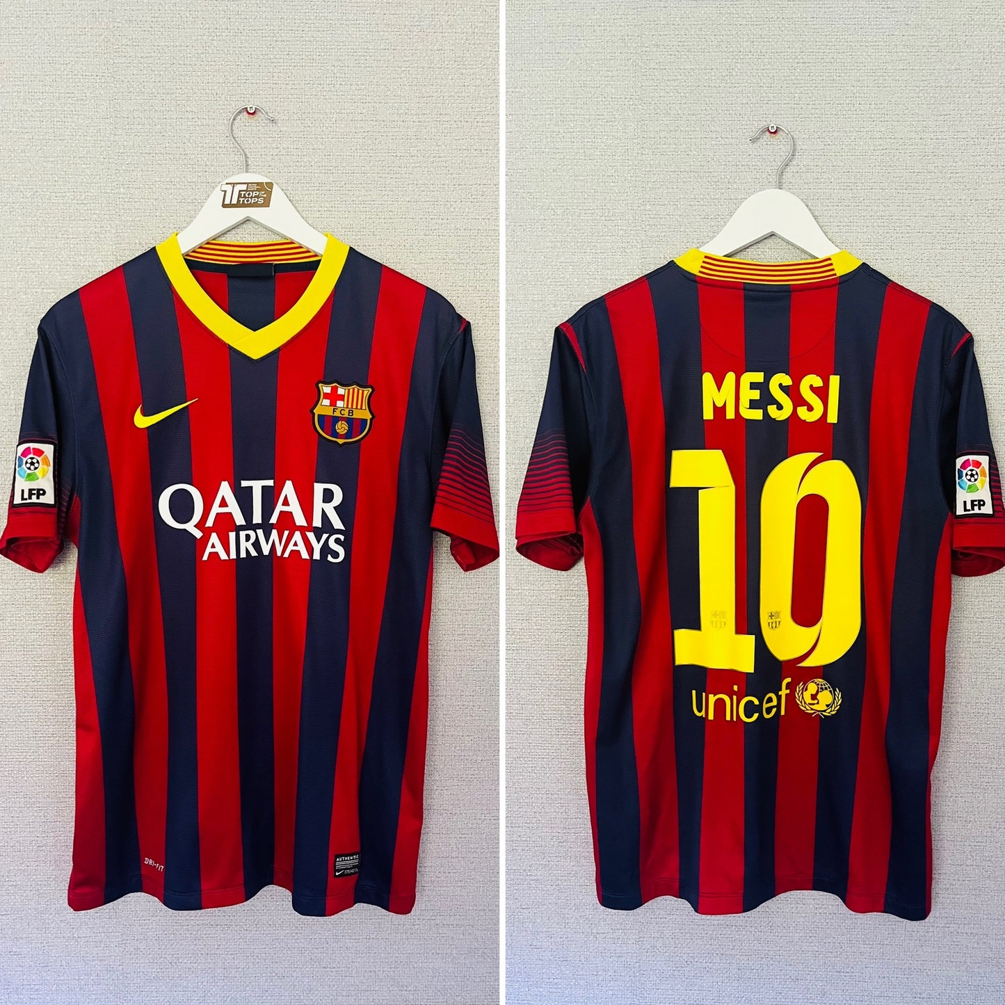 Barcelona home football shirt 2013/14 Messi Medium