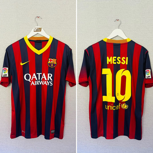 Barcelona home football shirt 2013/14 Messi Medium