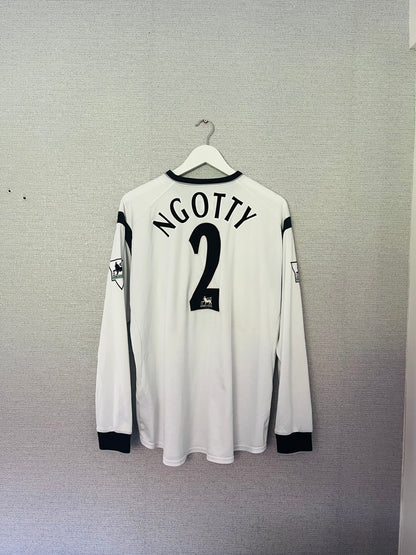 Bolton Wanderers home football shirt 2001/02 Ngotty XL