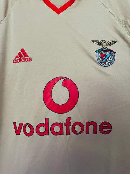 Benfica third football shirt 2004/05 Carlitos Large