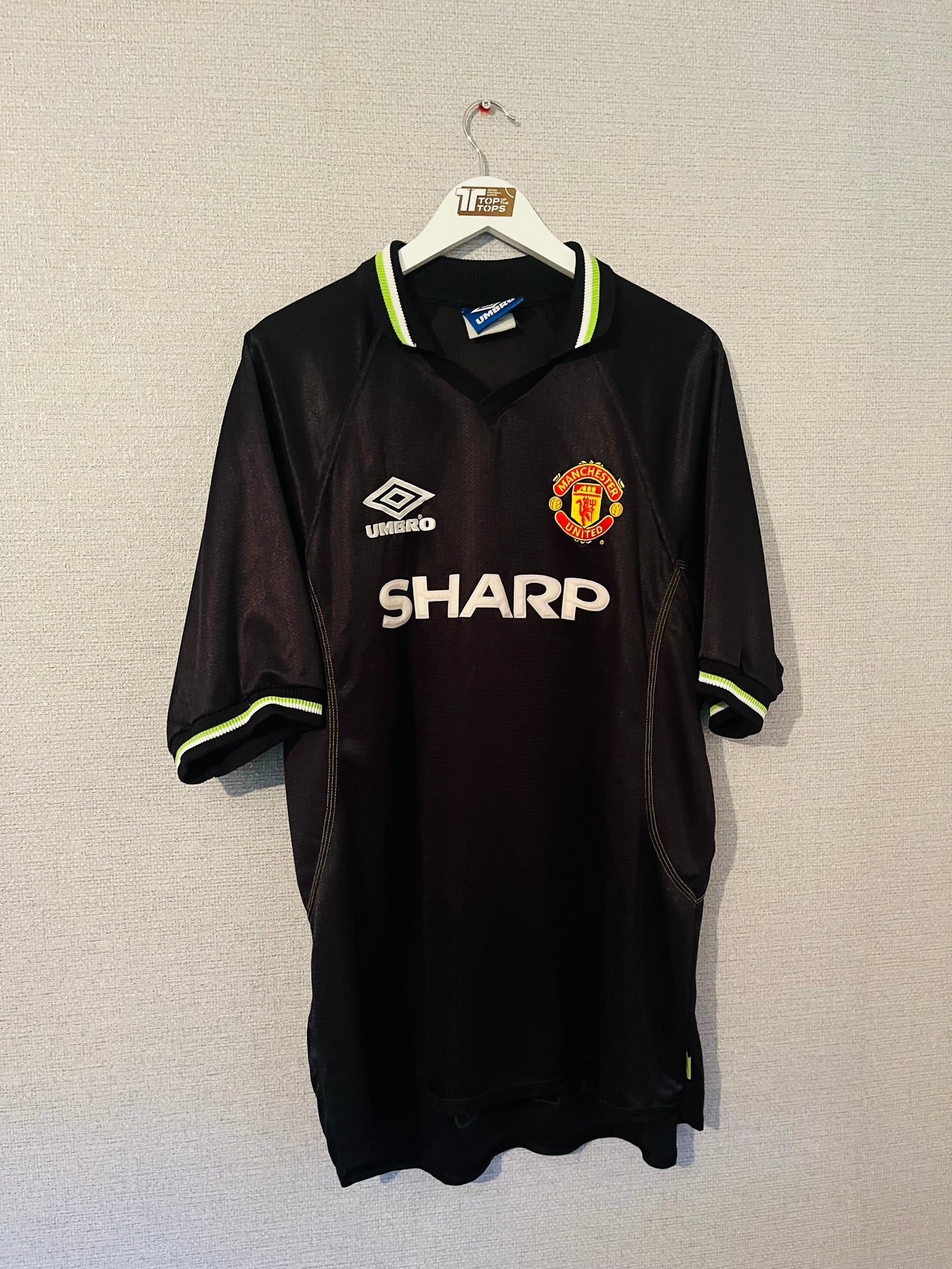 Manchester United third football shirt 1998/99 Stam XXL