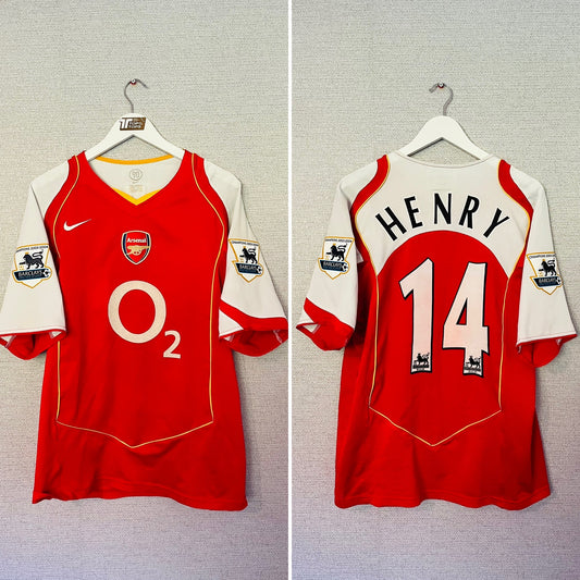 Arsenal home football shirt 2004/05 Henry Large