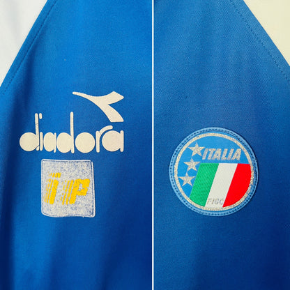 Italy training football jacket W/C 1990 Large