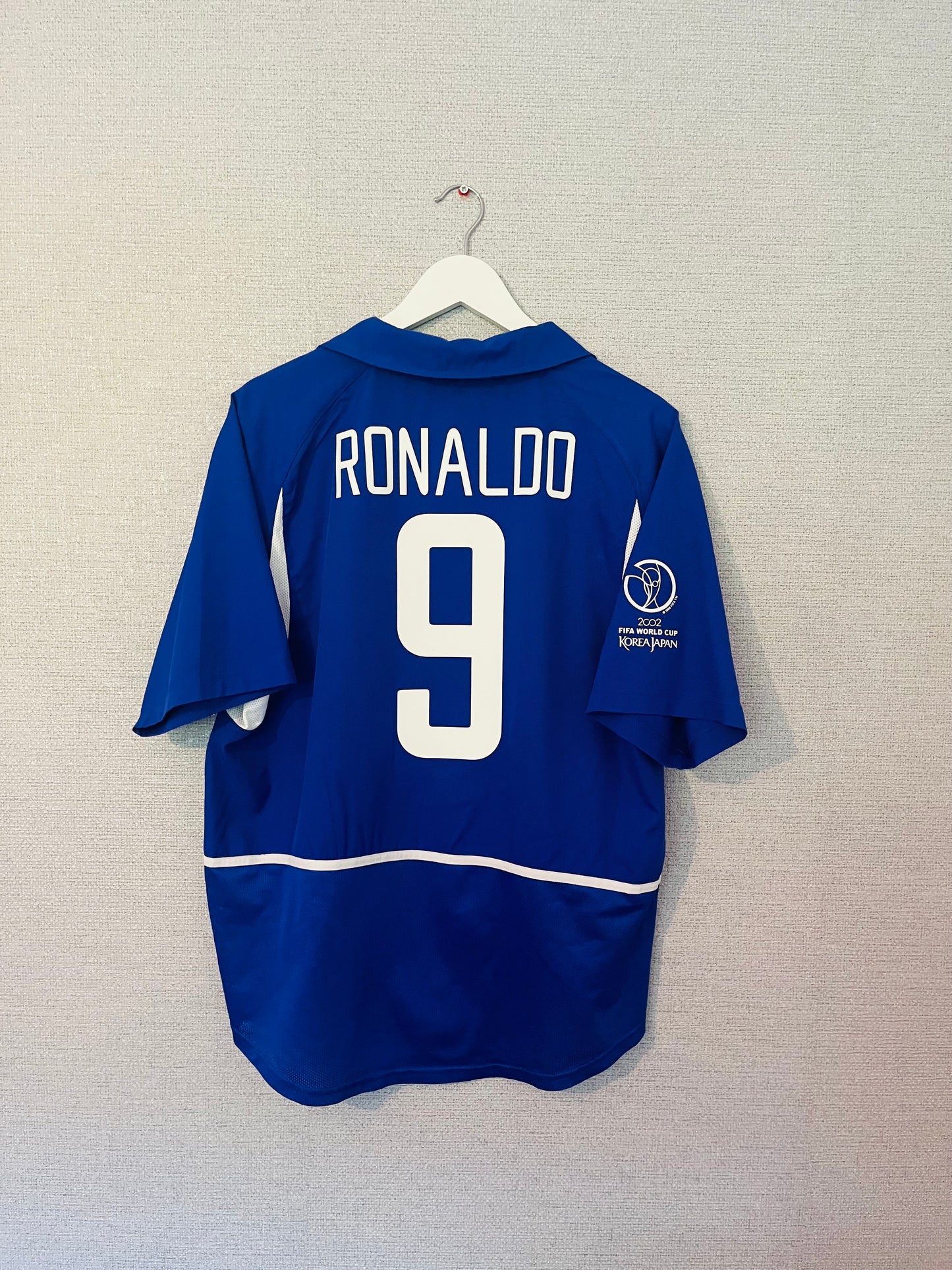 Brazil away football shirt W/C 2002 R9 Large